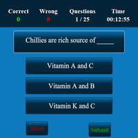 Food Science MCQ capture d'écran 1