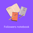 Followers notebook ไอคอน