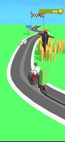 Paperboy scooter game Plakat