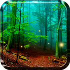 Forêt Fond d'écran Animé icône