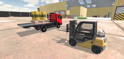 Forklift Simulator Driver Pro Affiche