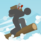Stickman Snowboard icône