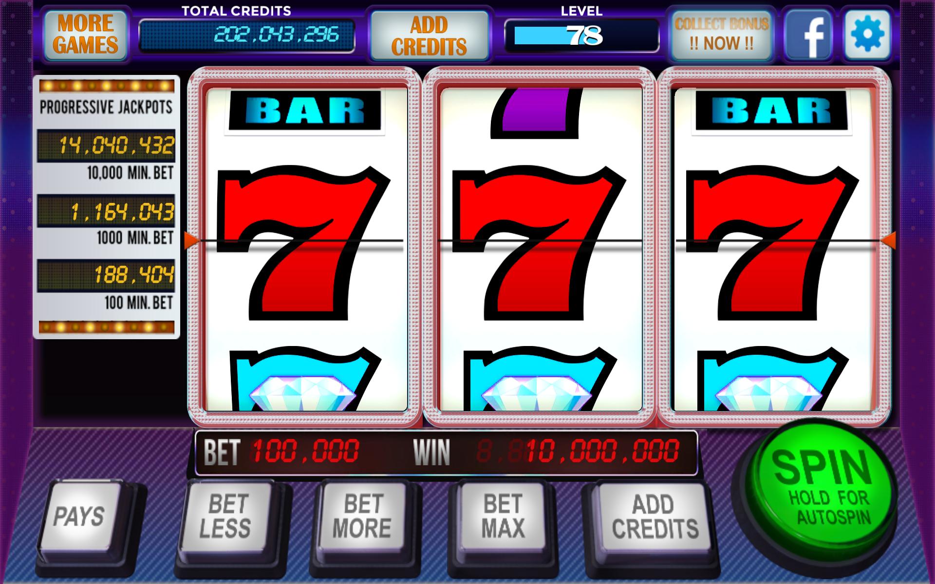 casino on line slots app 777