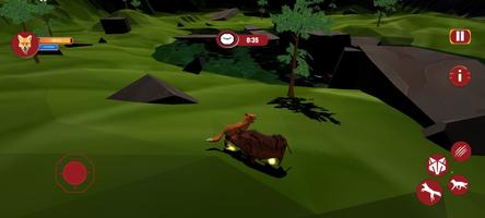 Wild Fox Simulator Animal Game 截圖 1
