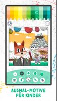 Ausmalen mit Fuchs & Schaf Plakat