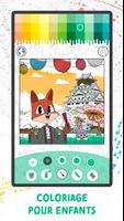 Coloriage sympa renard mouton Affiche