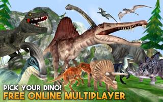Dino World Online - Hunters 3D captura de pantalla 1