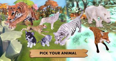 My Wild Pet: Online Animal Sim Affiche