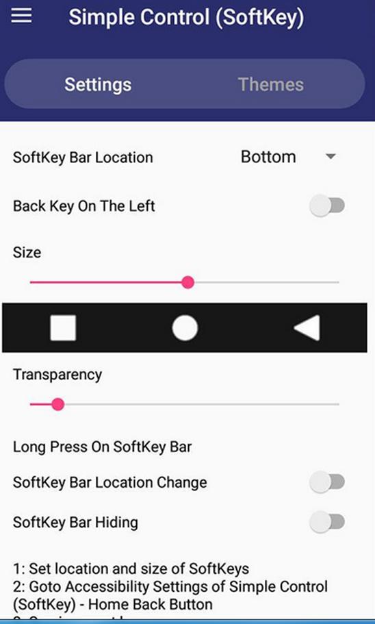 3 button navigation bar