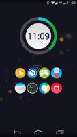 Aurora UI Zooper widget स्क्रीनशॉट 1