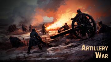 Artillerie: Kriegs Spiele WW2 Plakat