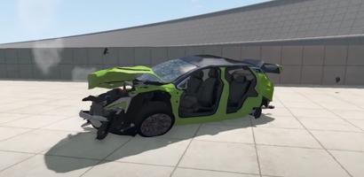 3 Schermata simulatore di incidente d'auto