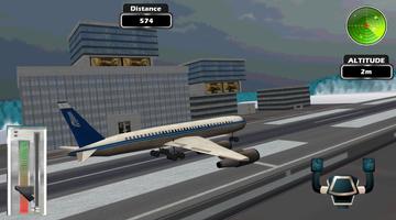 Ravnina letenja simulatorja 3D captura de pantalla 3