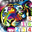Glitter color by number APK