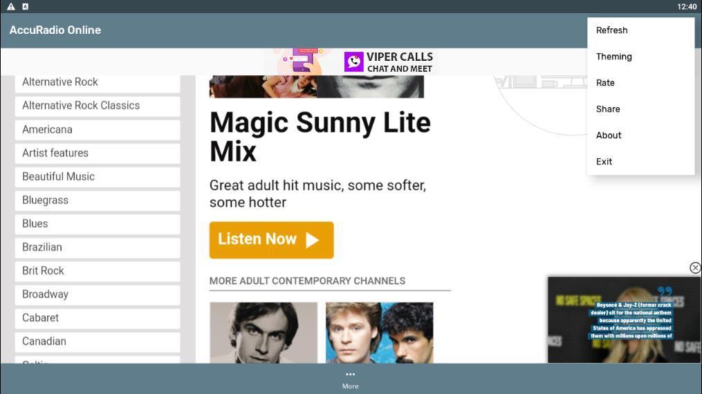 Free Internet Radio AccuRadio Online for Android - APK Download
