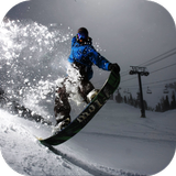 Snowboarding. Sport Wallpapers icône