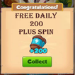 Free Daily 200 Plus Spin - Coins and Spin Link