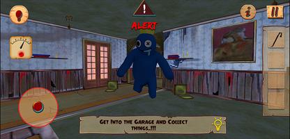 Scary Rainbow Blue Monster 3D ảnh chụp màn hình 3