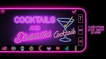 Neon Sign - Glow Text App poster