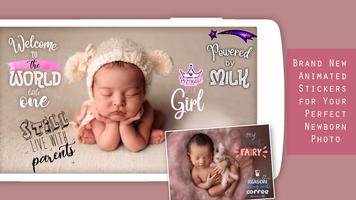 Wünsche Fürs Baby Foto App Plakat