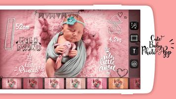 برنامه‌نما Cute Baby Photo App عکس از صفحه