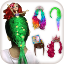 Zeemeermin Kapsels Fotostickers-APK