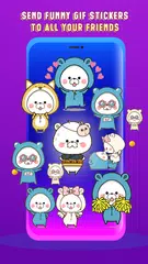 Sticker Library: Colorful Stickers, Love Emoji GIF APK download