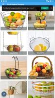 Designs de paniers de fruits Affiche