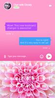 💟 Tastatur Für Mädchen - Rosa Hintergrund 💟 Screenshot 3