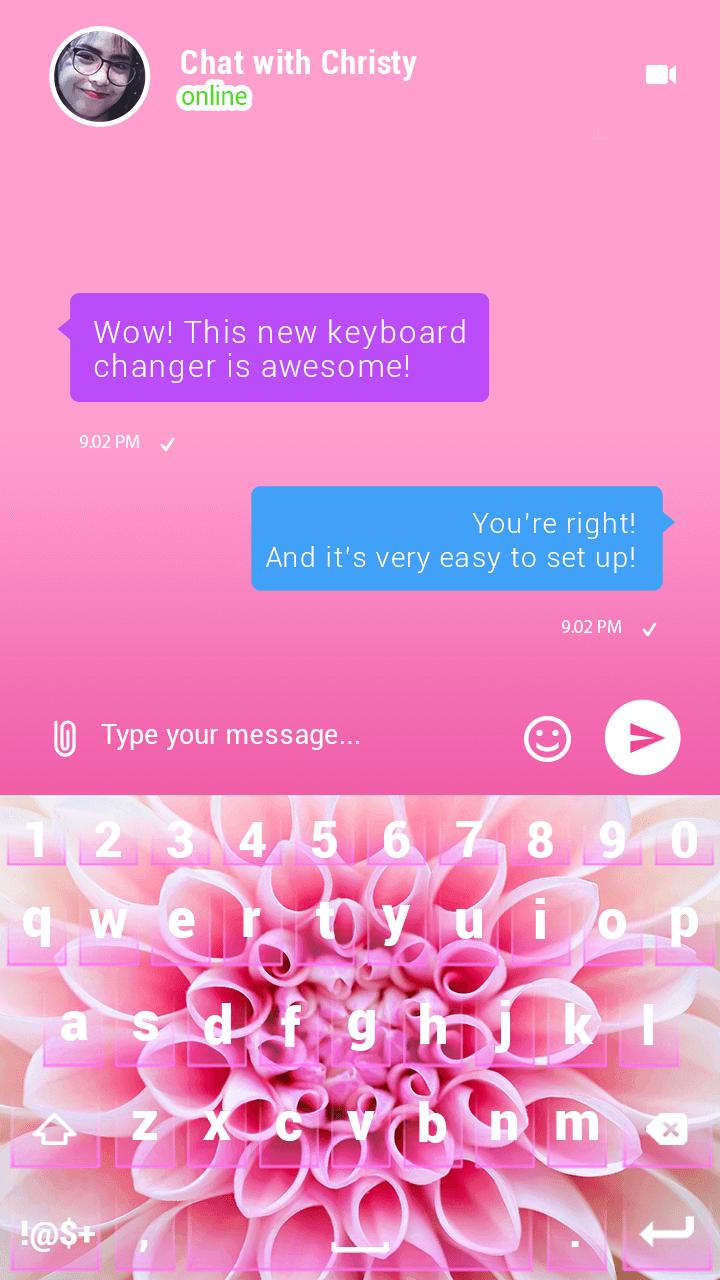 Cute Keyboard with Pink Backgrounds for Android - APK Download