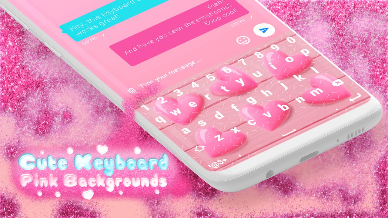 Cute Keyboard With Pink Backgrounds For Android Apk Download These cute and girly wallpapers represent the sensitive and artistic nature of a woman.