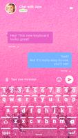 💟 Tastatur Für Mädchen - Rosa Hintergrund 💟 Screenshot 1