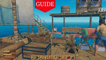 Guide For Raft Survival Game 2021 Cartaz
