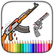 Livres de coloriage d'armes