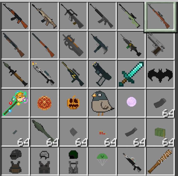 Как починить оружие в майнкрафте Guns Mod For Minecraft Pe APK do pobrania na Androida
