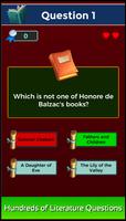 Literature Quiz Game اسکرین شاٹ 1