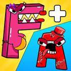 Monster Merge Alphabet- 3d Run आइकन