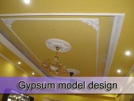 Gypsum model design poster