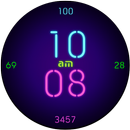 Neon Nights Watch Face APK