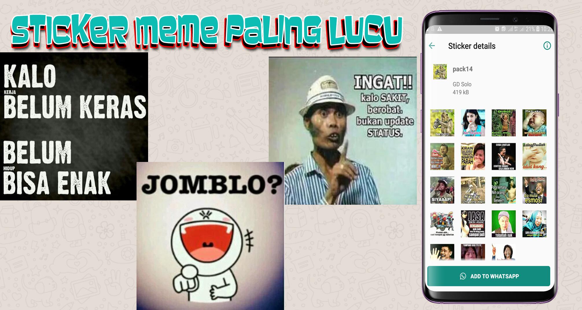 Stiker Meme Perang Gambar Wa Stiker Para Android Apk Baixar