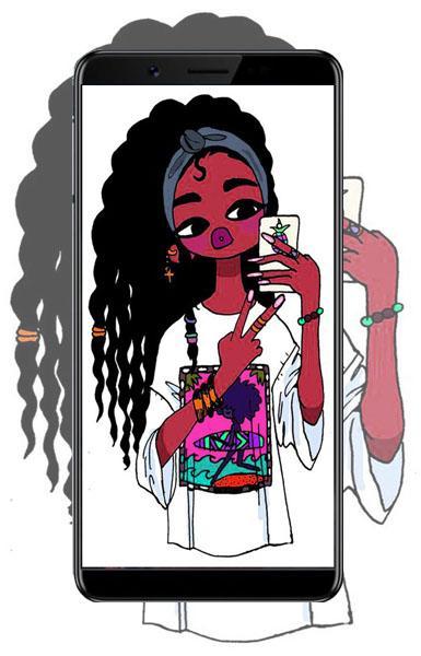 Pretty Cute Black Girl Cartoon Pictures - sinhala21.blogspot.com