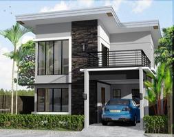 Minimalist House Design पोस्टर