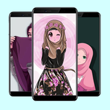 Hijab Wallpapers Cartoon APK