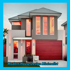 Modern House Design Minimalist-icoon