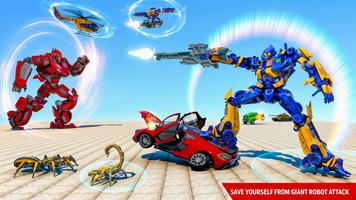 Flying Robot Transforming Game screenshot 3