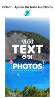 Picfont - texte aux photos Affiche