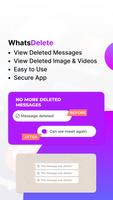 View Deleted Msg for Whatsapp Plakat