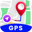 GPS-navigatie: GPS, kaarten-icoon