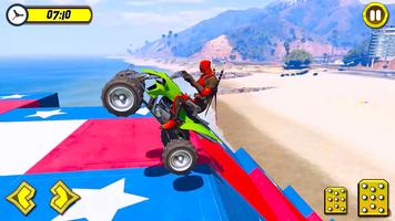 Quads Superhero Stunts Racing ภาพหน้าจอ 3