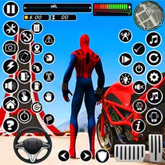 Superhero Tricky Bike Stunt Icon
